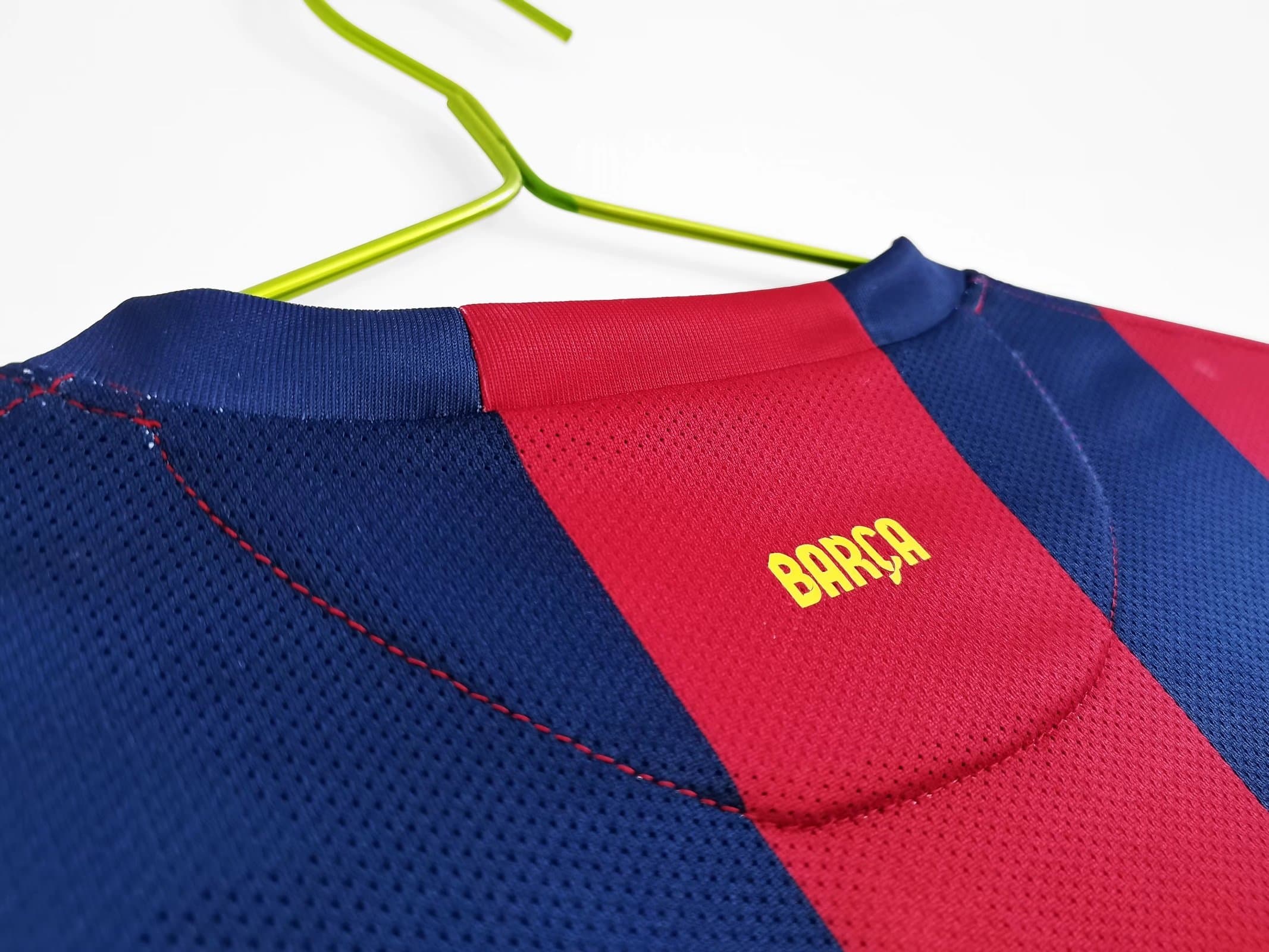 2014-15 Messi Barcelona Home Kit 11