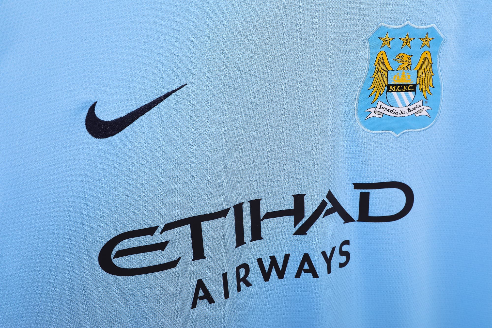 2013-14 Aguero Manchester City Home Kit 6