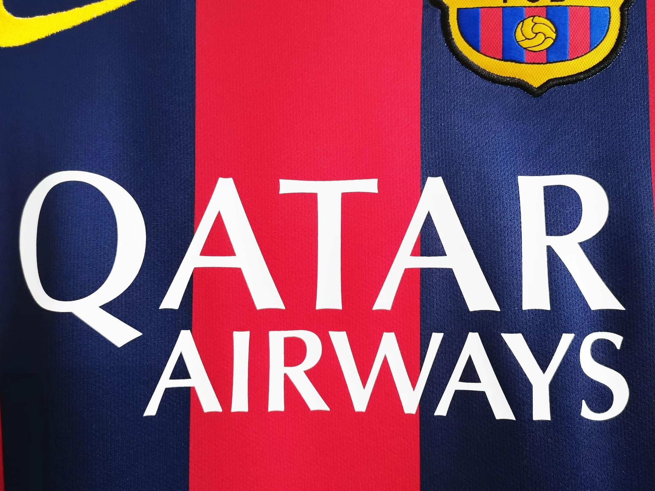2014-15 Messi Barcelona Home Kit 10