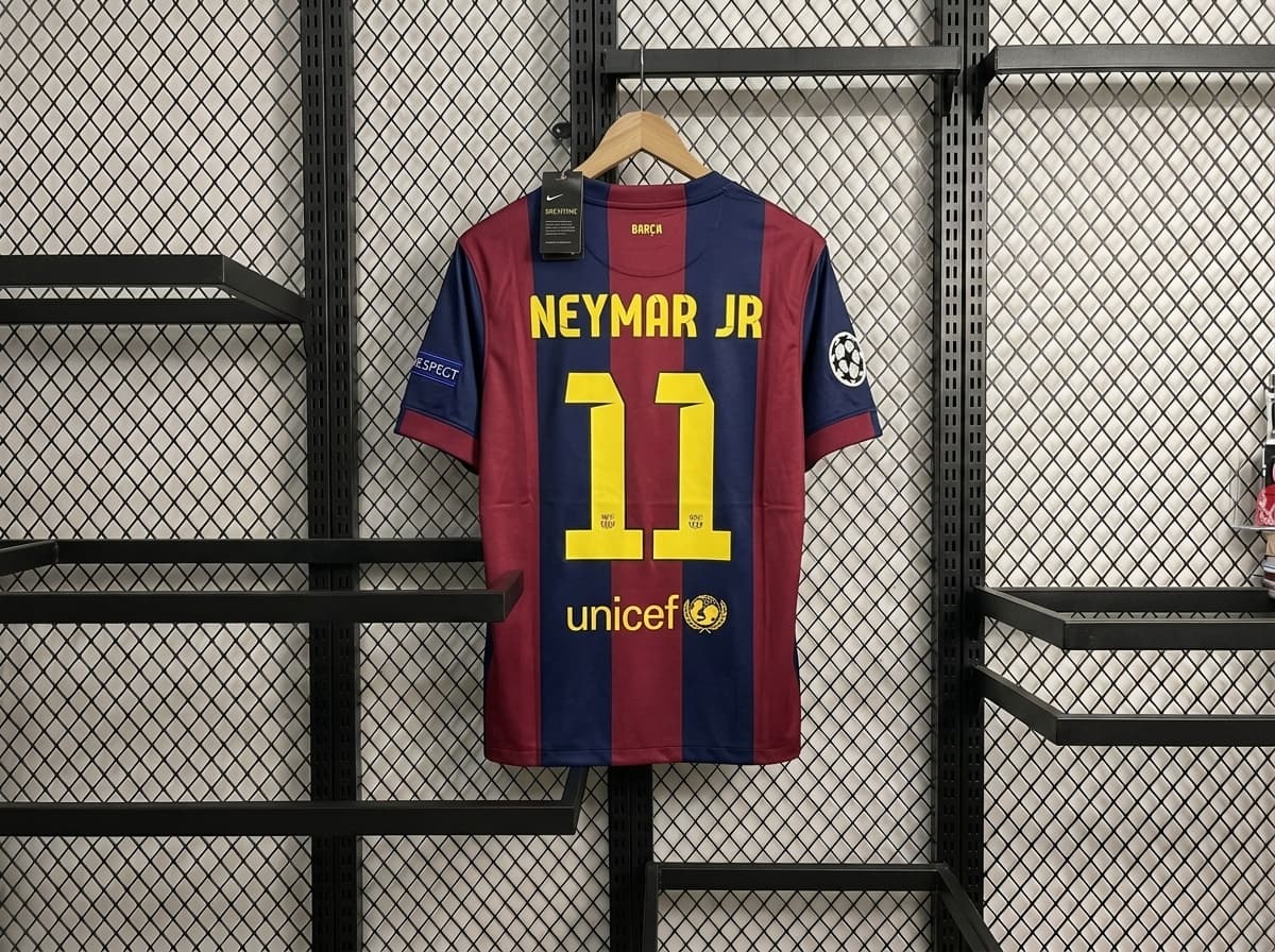 2014-15 Neymar Barcelona Home Kit