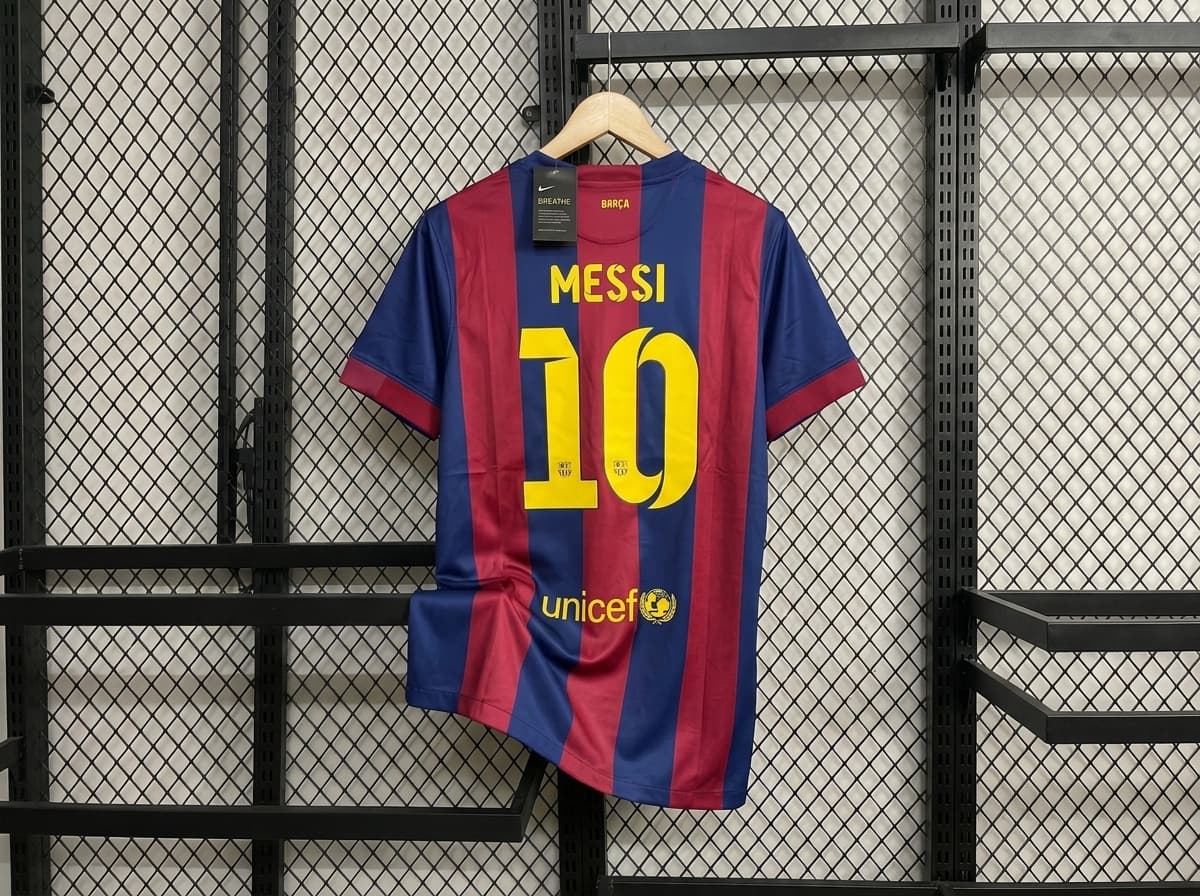2014-15 Messi Barcelona Home Kit